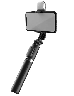 Selfie Stick Trepied cu Lumina Led Q02s